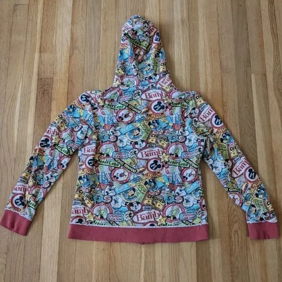 Disneyland Walt Disney World Retro Graphic full zip sweatshirt - Picture 2 of 4